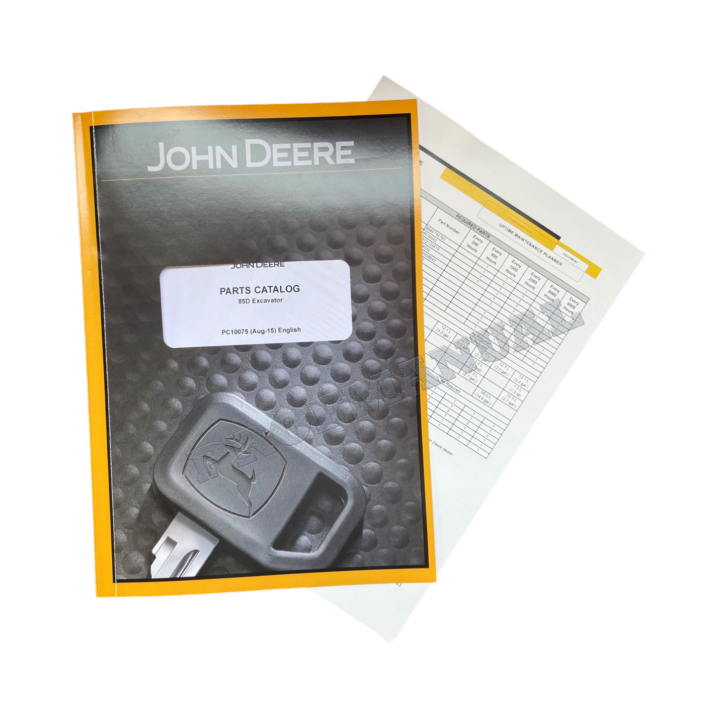 CATALOGUE DE PIÈCES DÉTACHÉES POUR EXCAVATRICE JOHN DEERE 85D + !BONUS! 