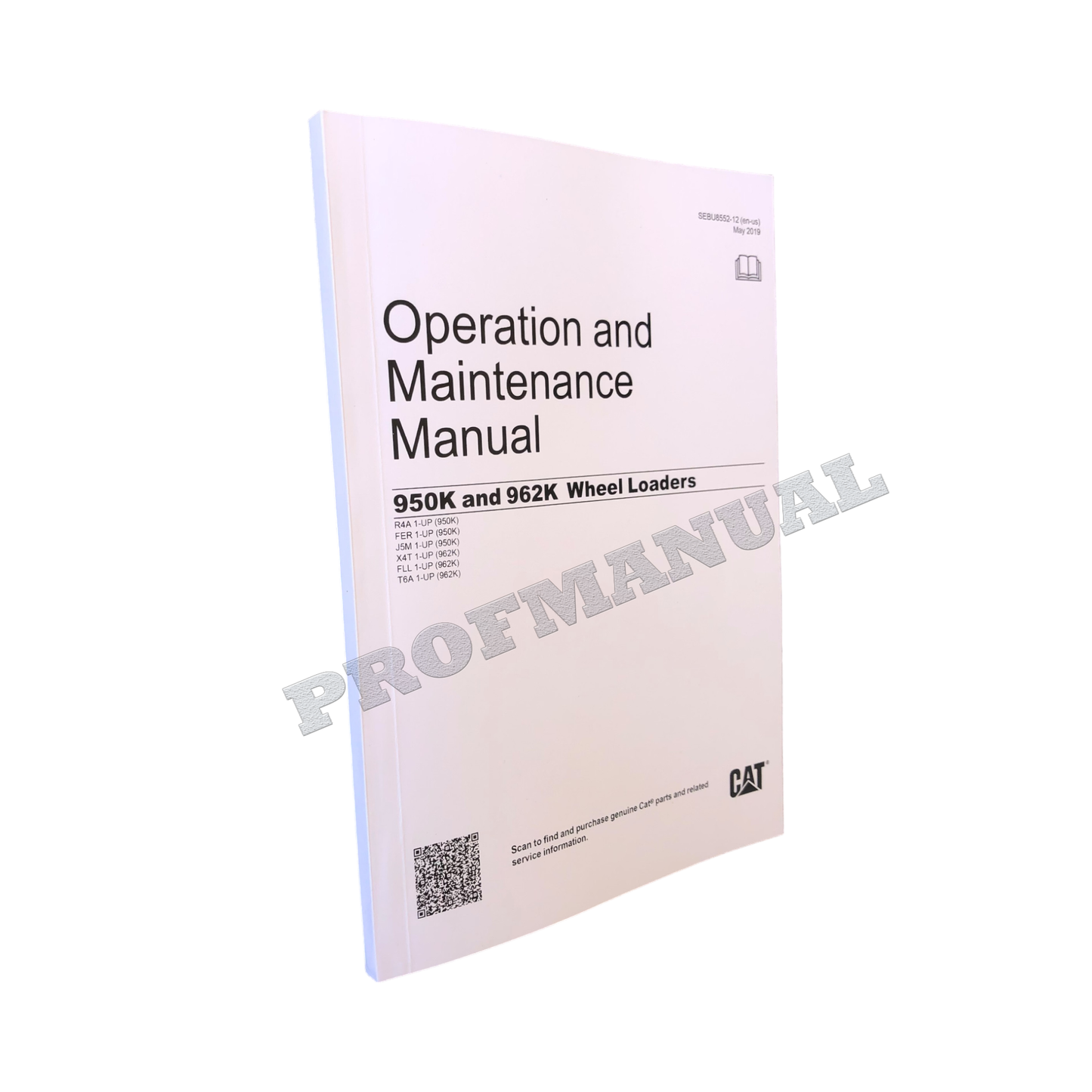 Caterpillar 950K 962K Wheel loader Operators Maintenance Manual