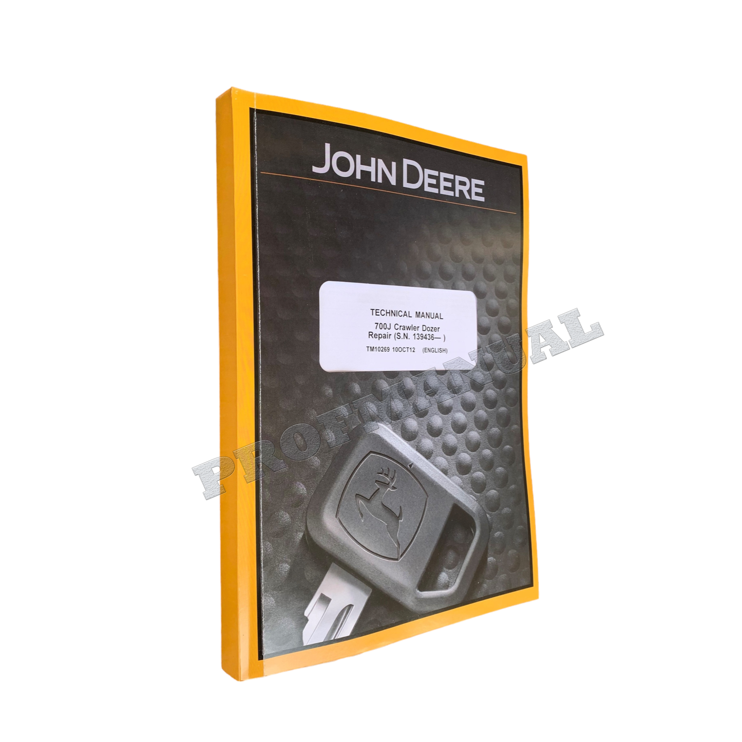 JOHN DEERE 700J Raupen-Planierraupen-Reparatur-Servicehandbuch Nr. 1 