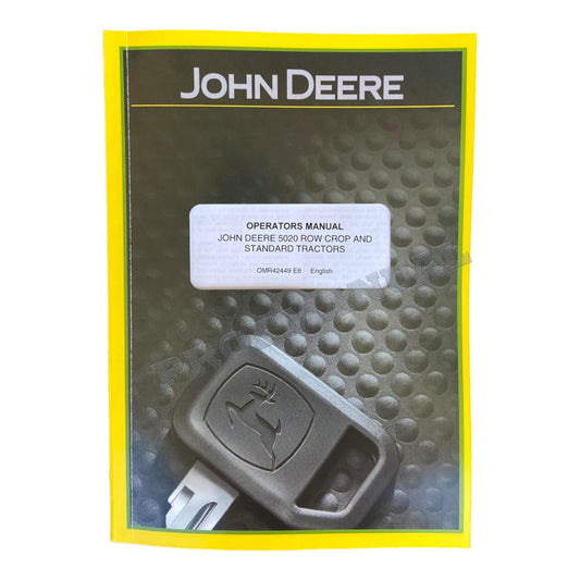 MANUEL D'UTILISATION DU TRACTEUR JOHN DEERE 5020 000000-024999