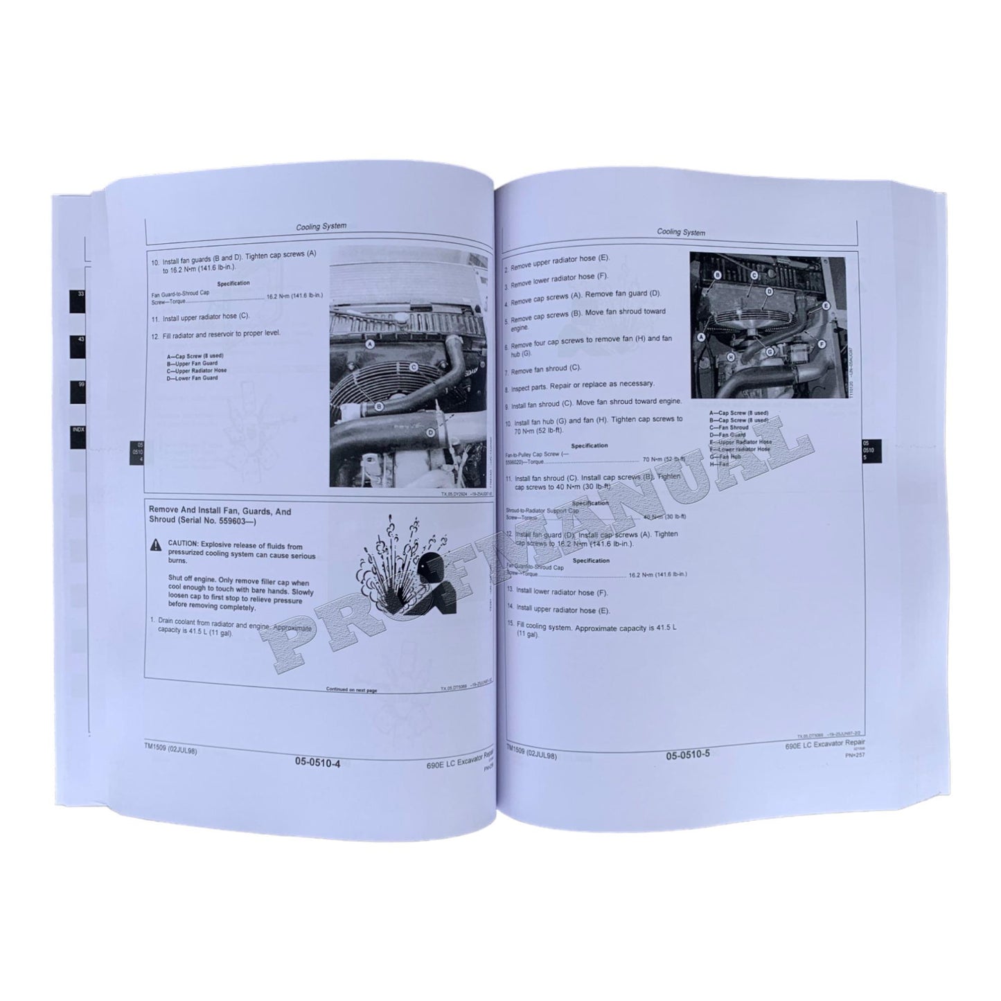 JOHN DEERE 690ELC 690E LC EXCAVATOR REPAIR SERVICE MANUAL