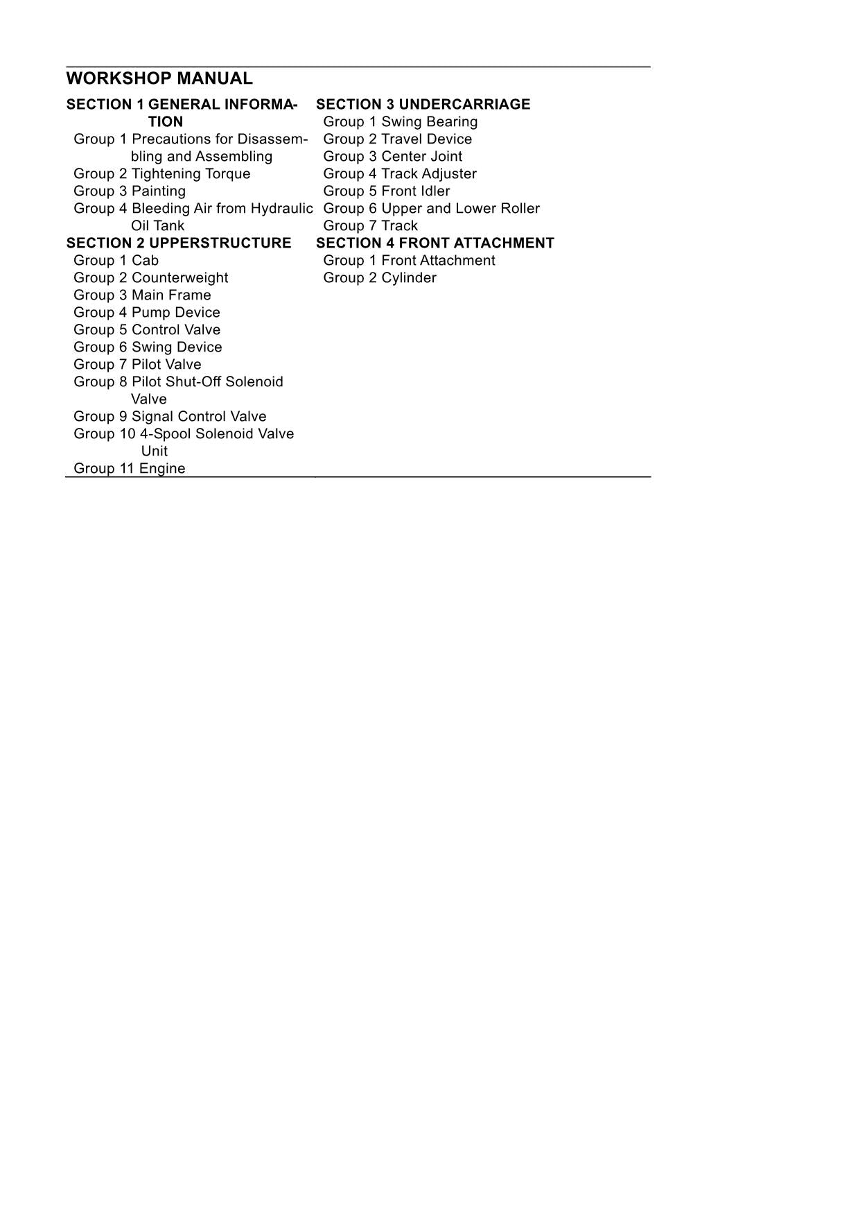 Hitachi 350LCK-3 350LC-3 350LCN-3 Excavator Operational Principle Service manual