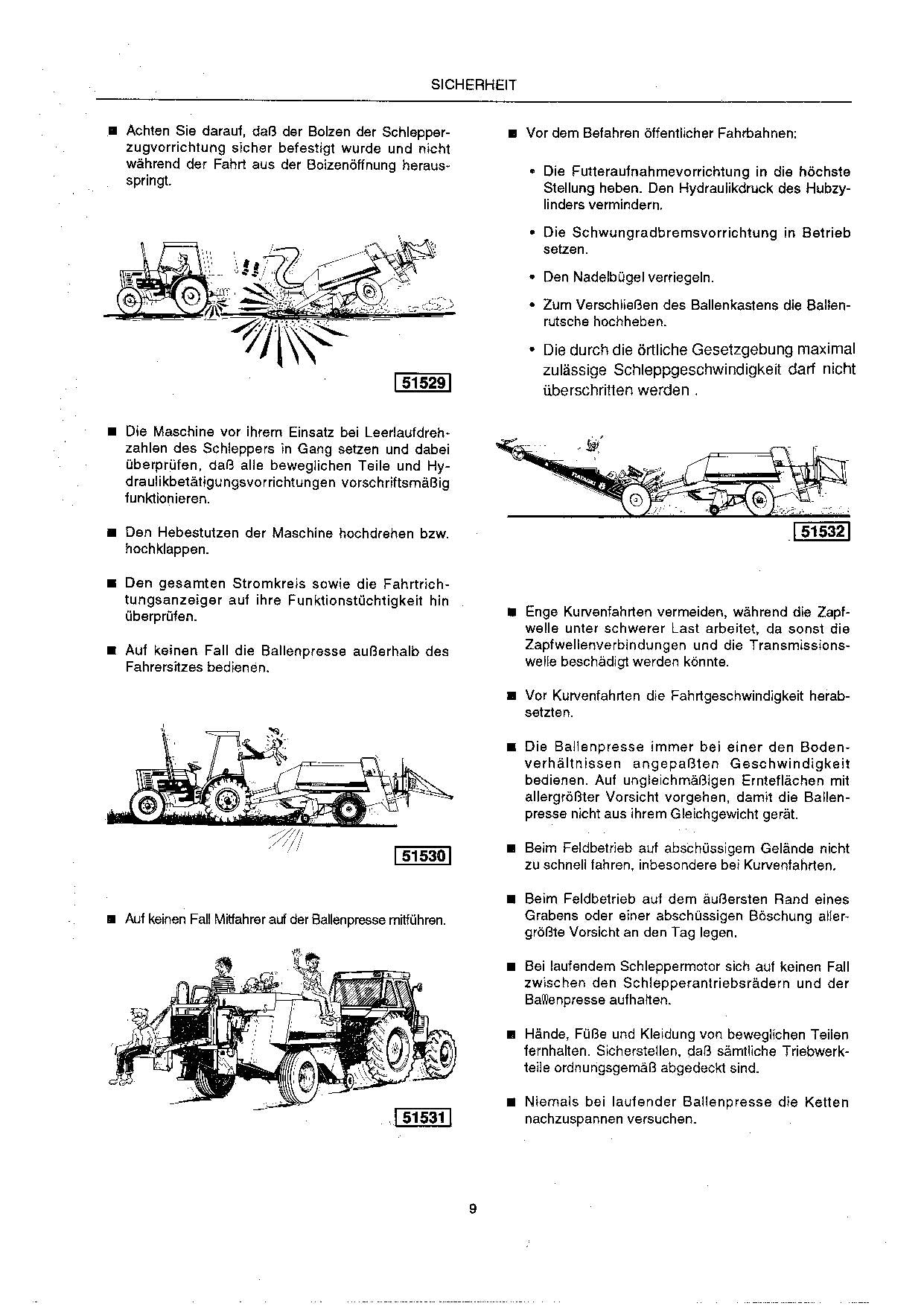 New Holland Hesston 4820 Grosballenpresse Manuel d'instructions