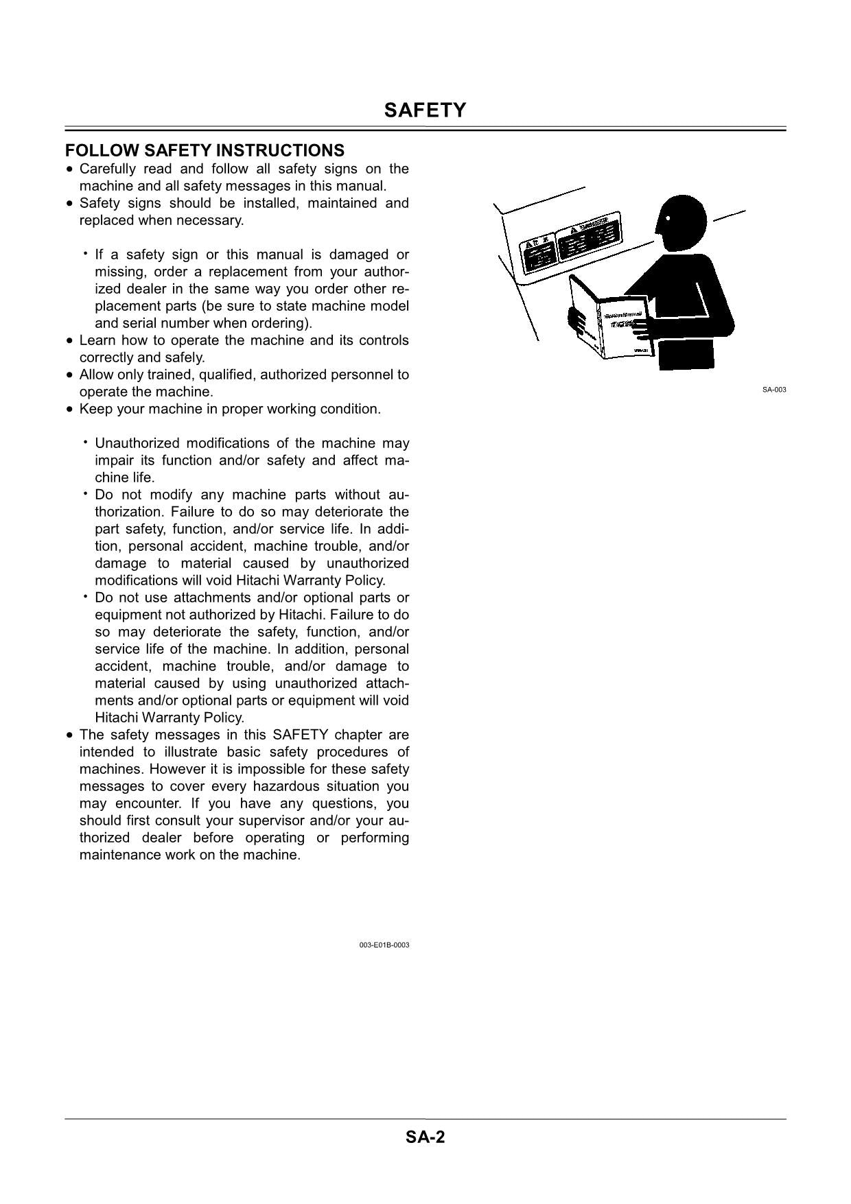 Hitachi ZX330-3 ZX330LC-3 ZX350H-3 Excavator Troubleshooting Service Manual