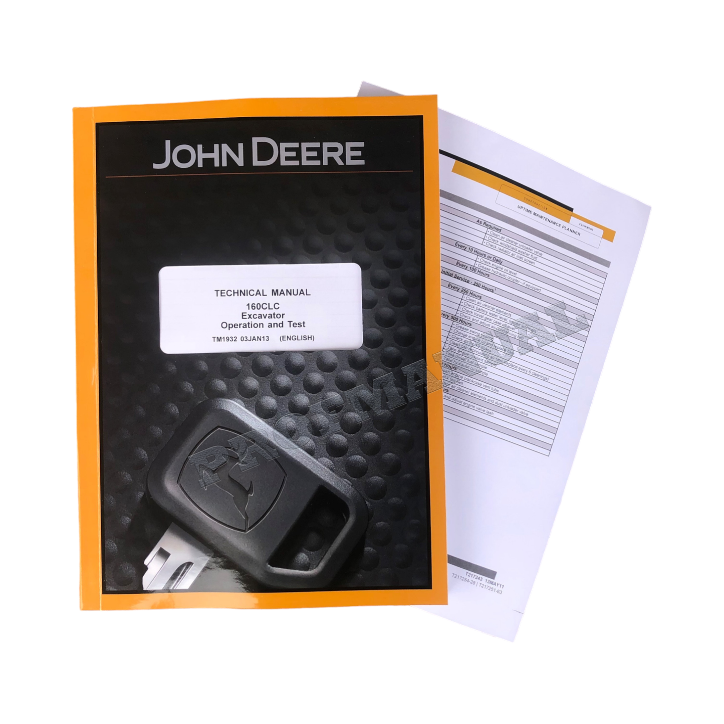 JOHN DEERE 160CLC BAGGER-BETRIEBSTEST-SERVICEHANDBUCH + !BONUS!