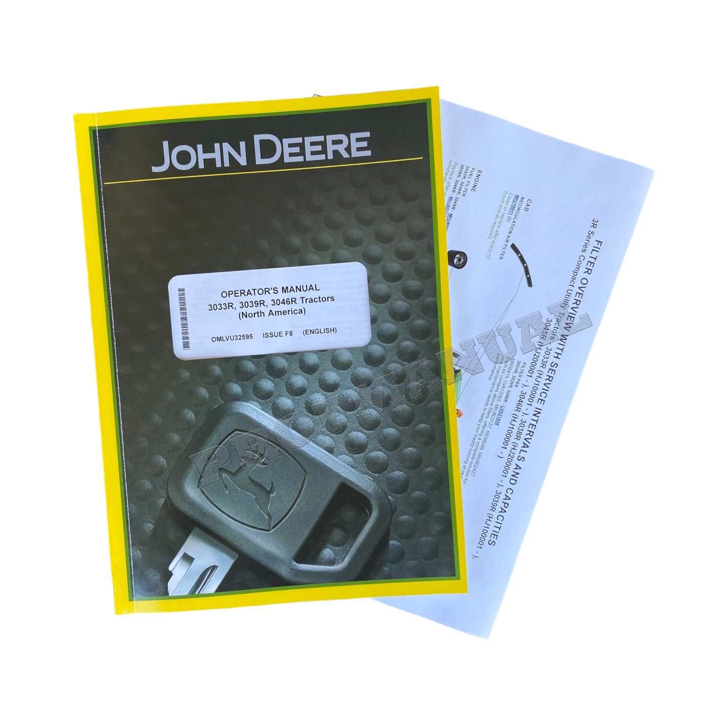 JOHN DEERE 3033R 3039R 3046R TRACTOR OPERATORS MANUAL -KK999999 BONUS