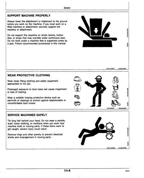 JOHN DEERE 693C TRACKED FELLER BUNCHER REPAIR OPERATION TEST MANUAL