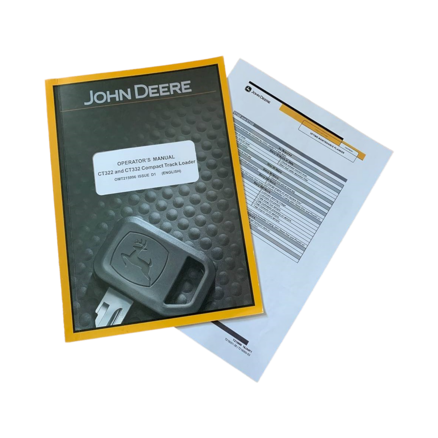 MANUEL D'UTILISATION DE LA CHARGEUSE COMPACTE JOHN DEERE CT322 CT332 + !BONUS!