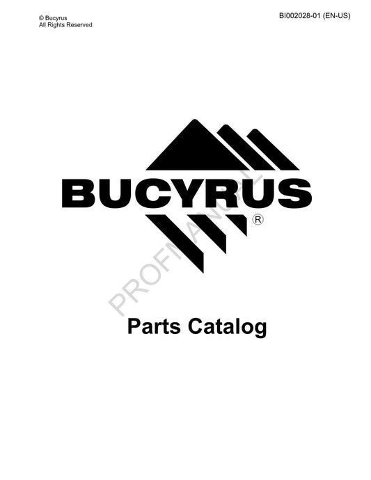 Manuel du catalogue des pièces détachées de la perceuse rotative Caterpillar Cat MD6290