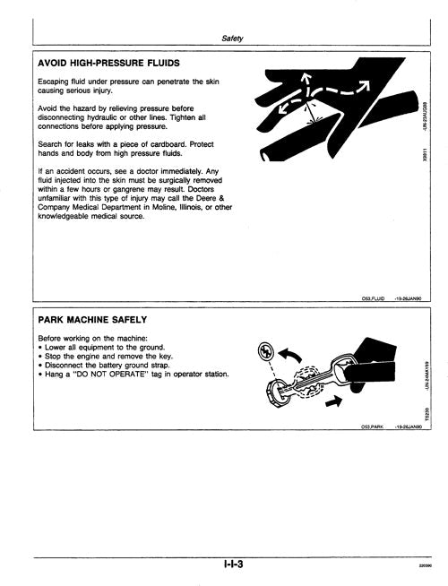 JOHN DEERE 693C TRACKED FELLER BUNCHER REPAIR OPERATION TEST MANUAL