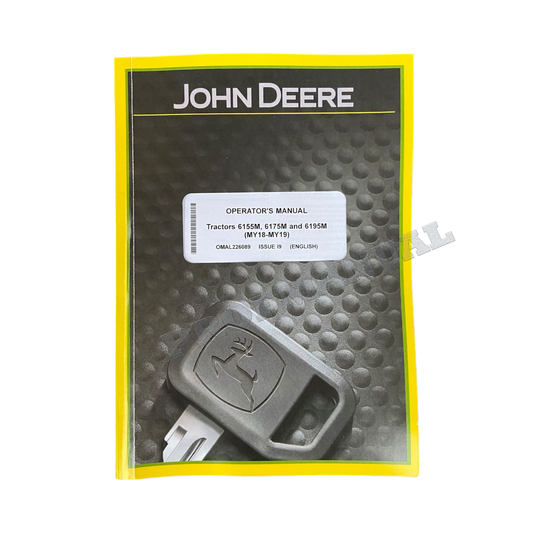 JOHN DEERE 6155M 6175M 6195M TRAKTOR-BETRIEBSHANDBUCH Nr. 2