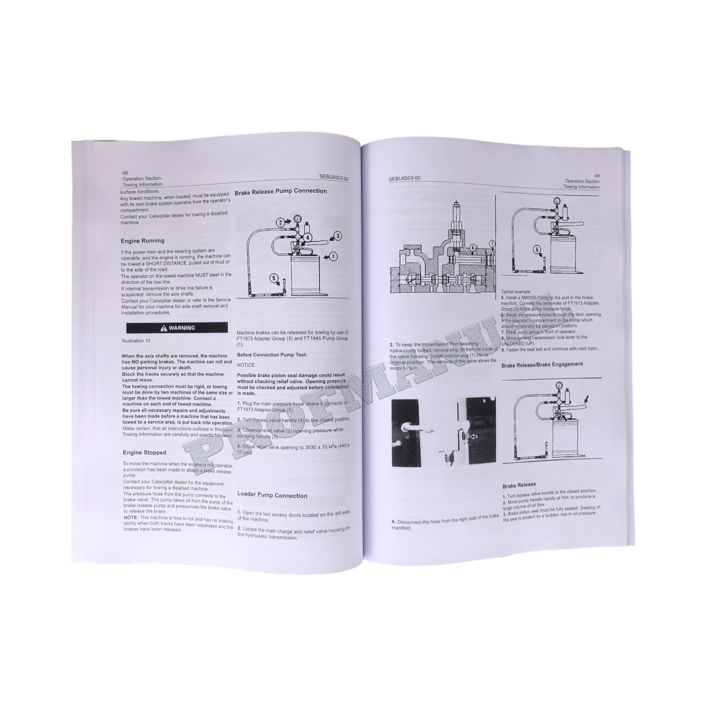 Caterpillar 953B Track Type Loader Operators Maintenance Manual