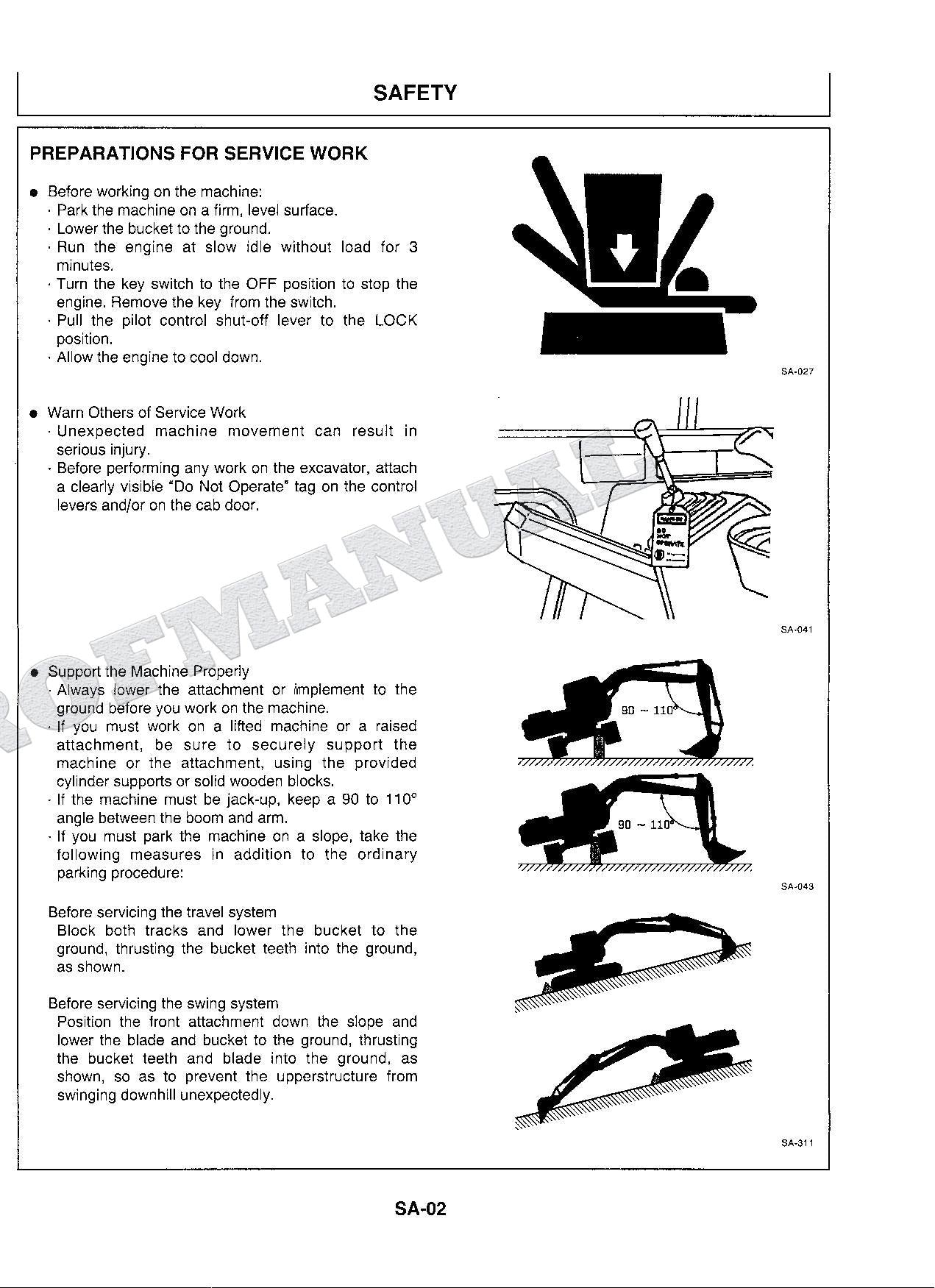 HITACHI EX300-3 Hudraulic Excavator Service manual with Big Schematics