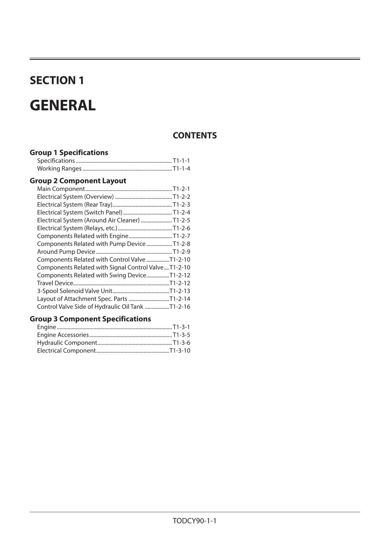 Hitachi ZX240-5A ZX240LC-5A ZX250H-5A Excavator Operat Principle Service manual