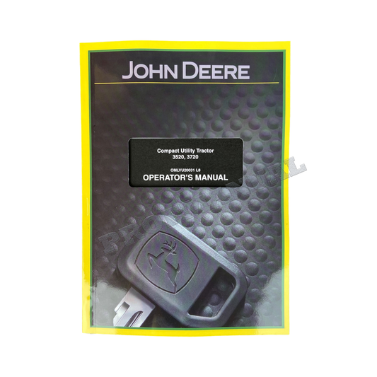 JOHN DEERE 3520 3720 TRAKTOR-BETRIEBSHANDBUCH