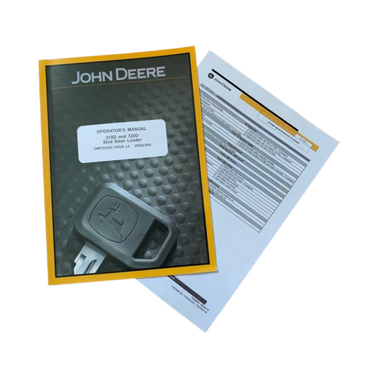 JOHN DEERE 318D 320D SKID STEER OPERATORS MANUAL !BONUS!