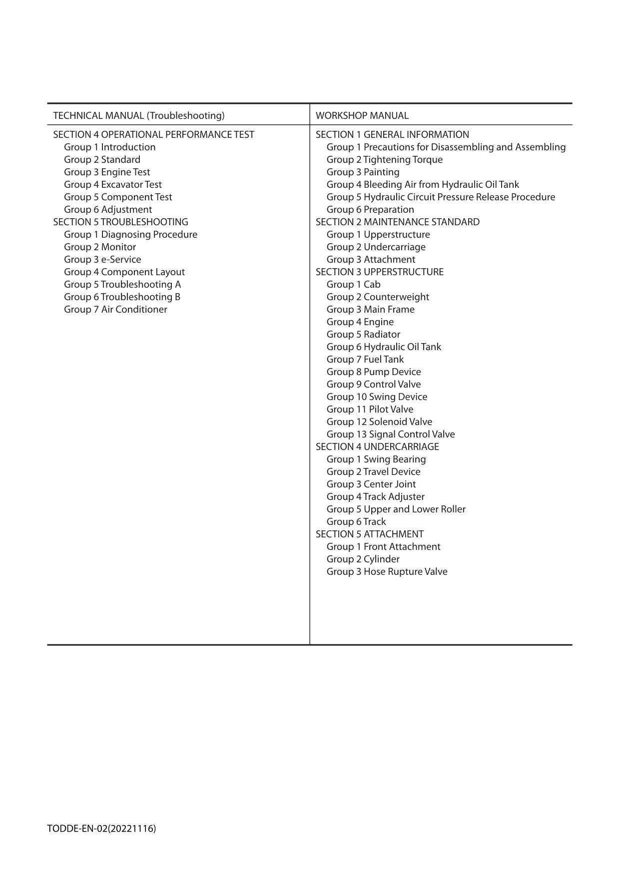 Hitachi ZX330-5G ZX330LC-5G ZX350H-5G Excavator Operat Principle Service manual