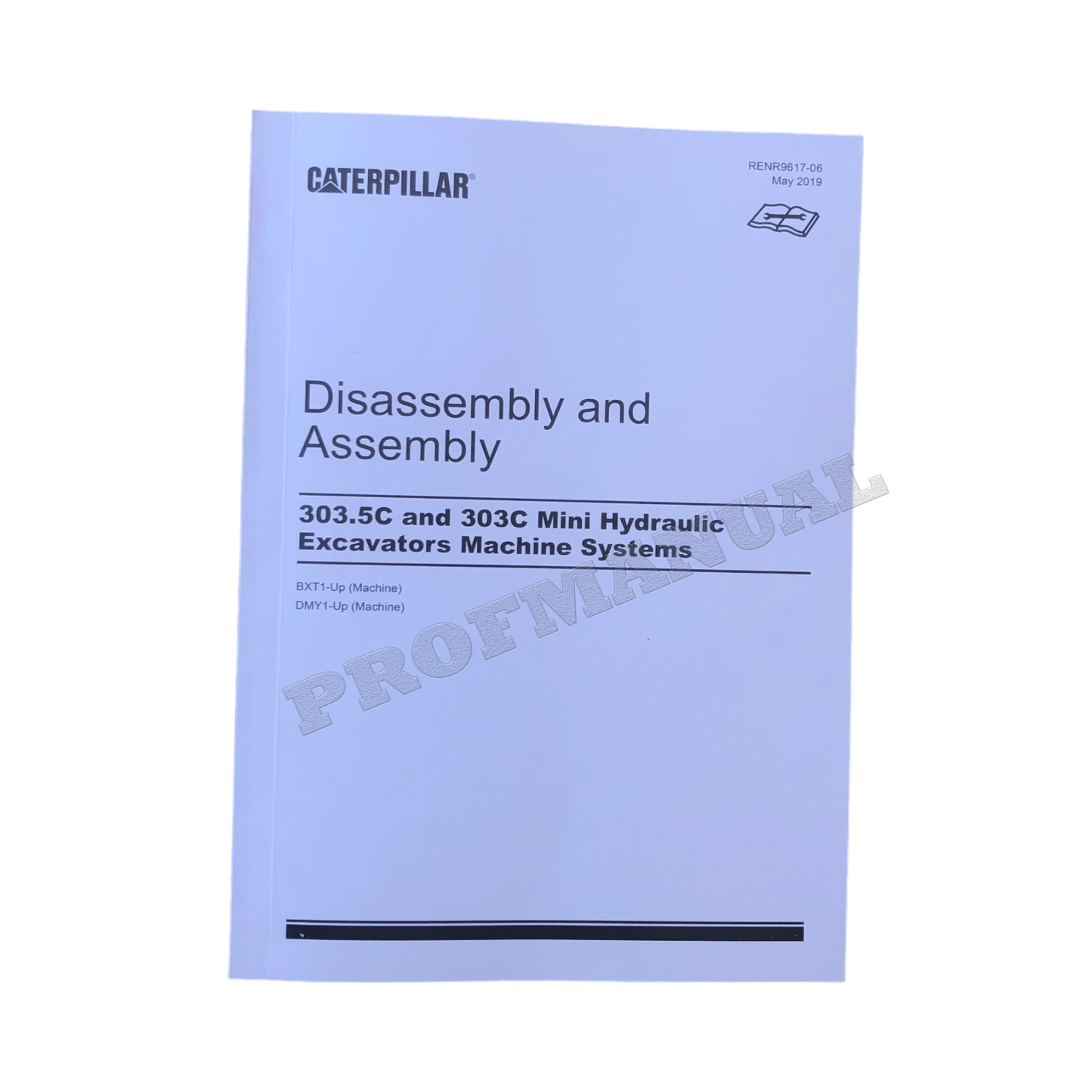 Caterpillar 303.5C 303C Excavator Service Manual Disassem Assem