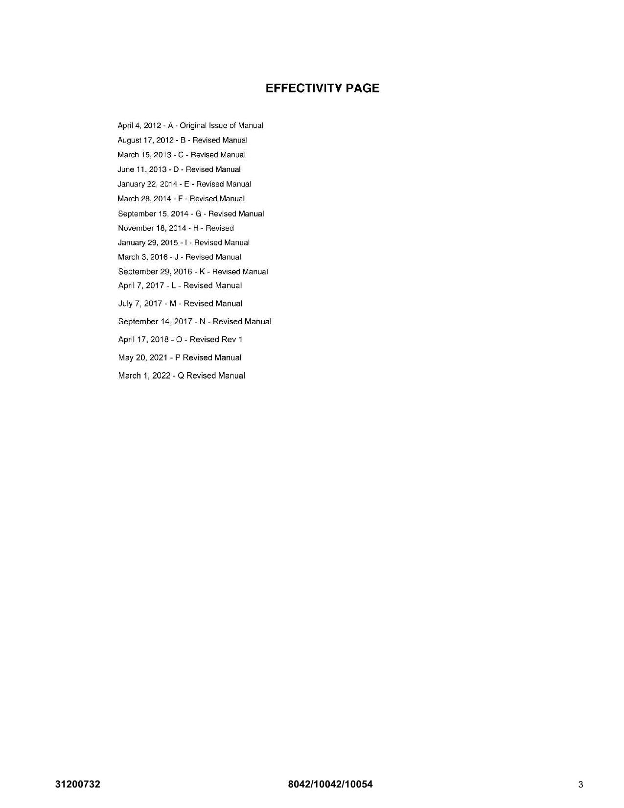 SKYTRAK 10042 10054 8042 Telehandler Parts Catalog Manual 31200732