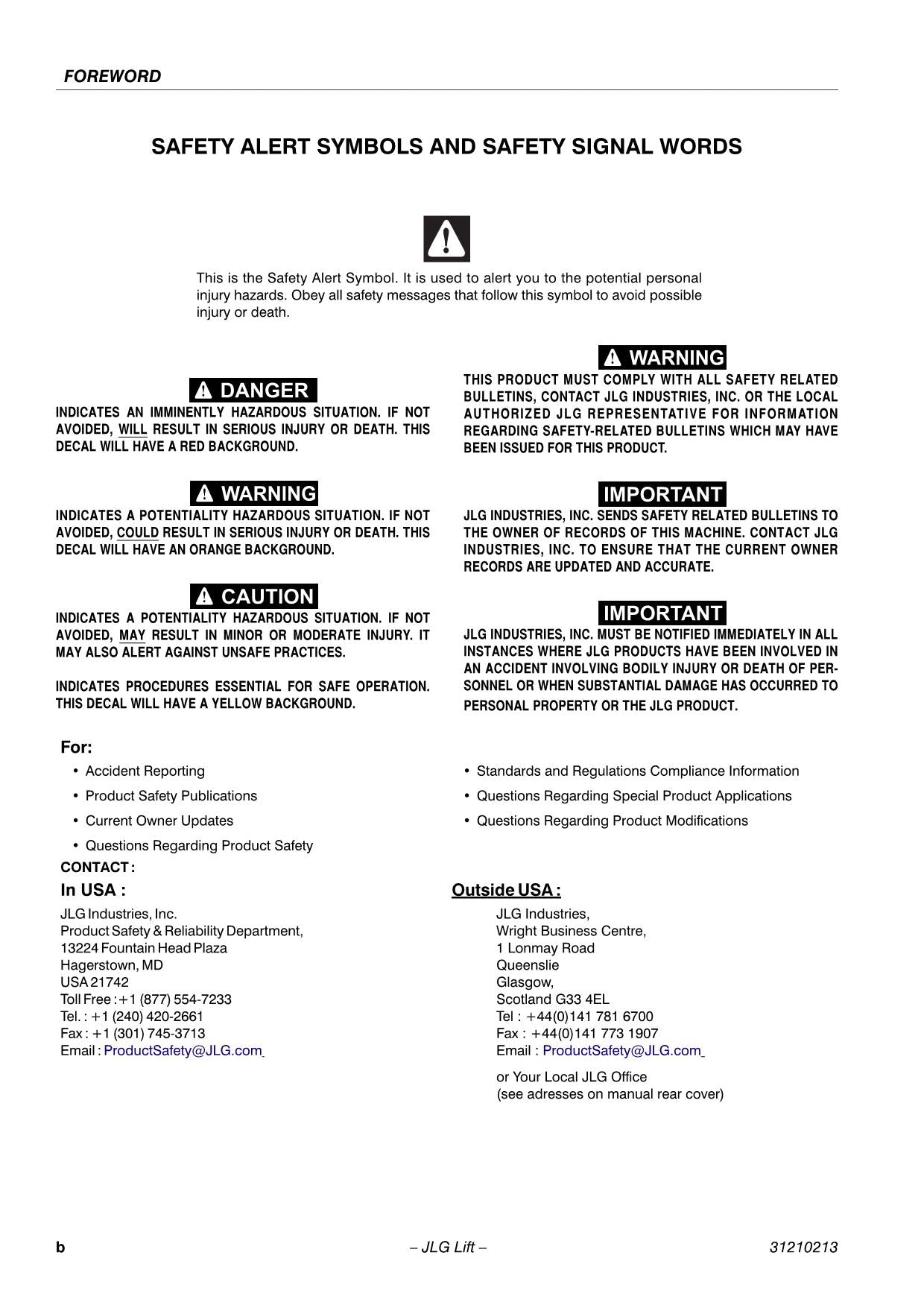 TOUCAN Duo Junior 6B Vertical Lift Maintenance Operation Operators Manual