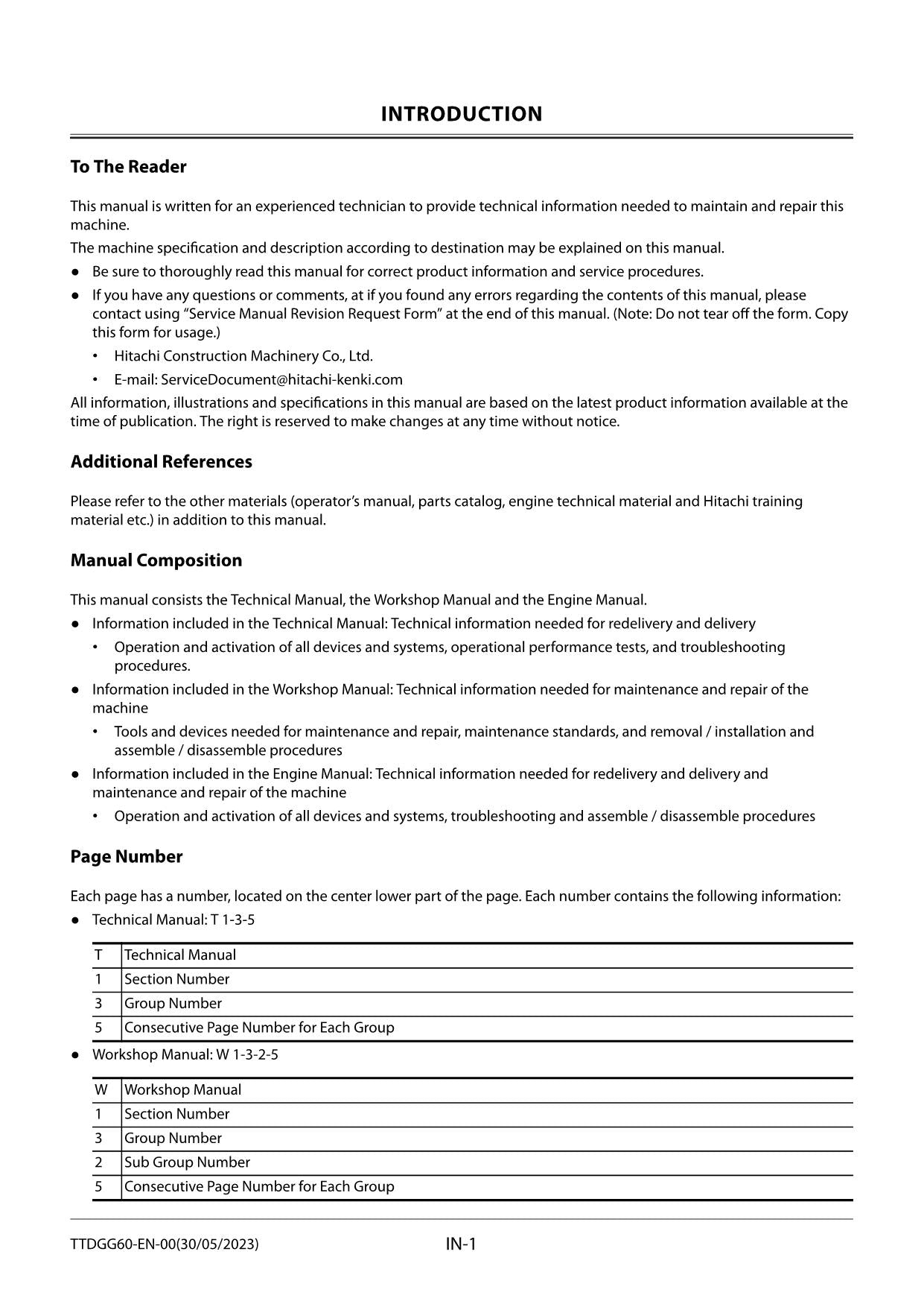 Hitachi ZX345USLC-7H Excavator Troubleshooting Service Manual with Schemes