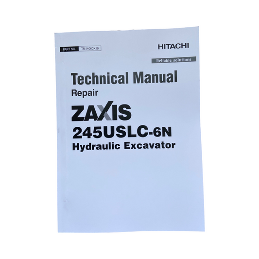 HITACHI ZAXIS 245USLC-6N BAGGER REPARATUR-SERVICEHANDBUCH