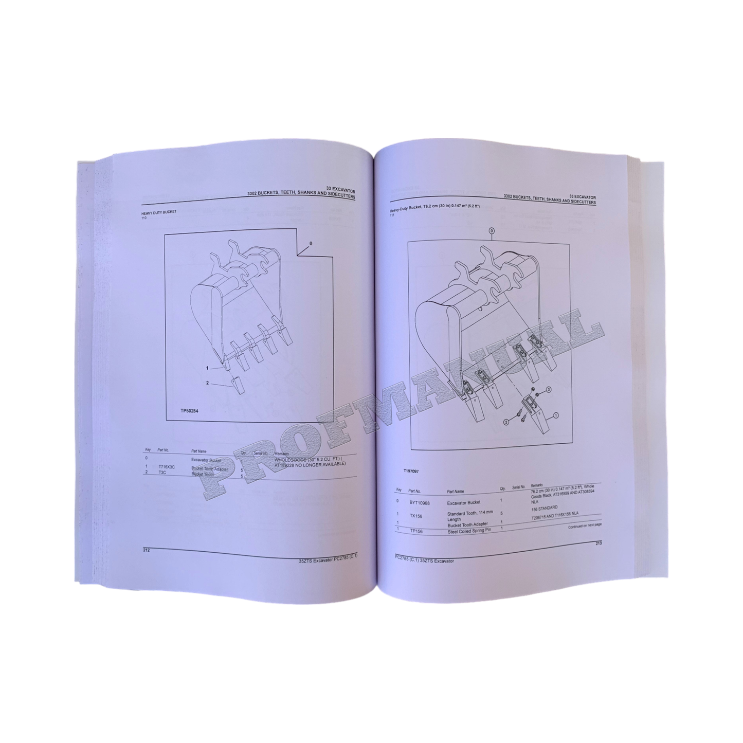 JOHN DEERE 35ZTS EXCAVATOR PARTS CATALOG MANUAL + !BONUS!