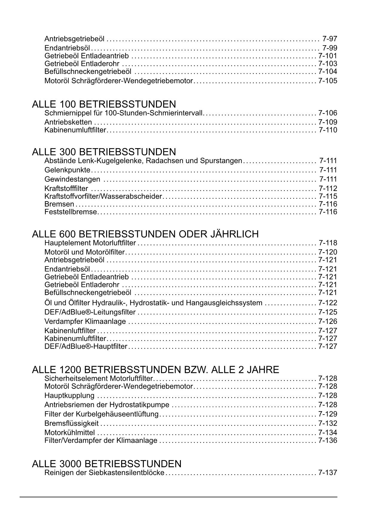 New Holland CX5080 CX6080 CX5090 ELEVATION Mähdrescher Betriebsanleitung 1965