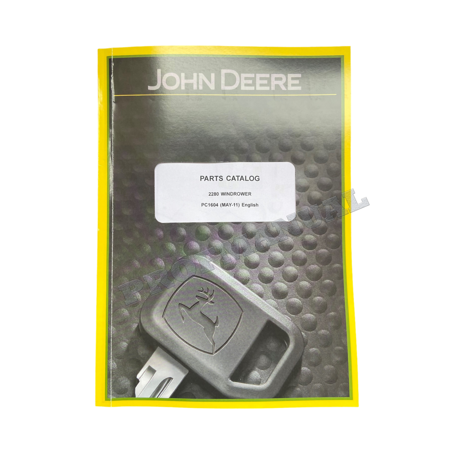 JOHN DEERE 2280 WINDROWER PARTS CATALOG MANUAL