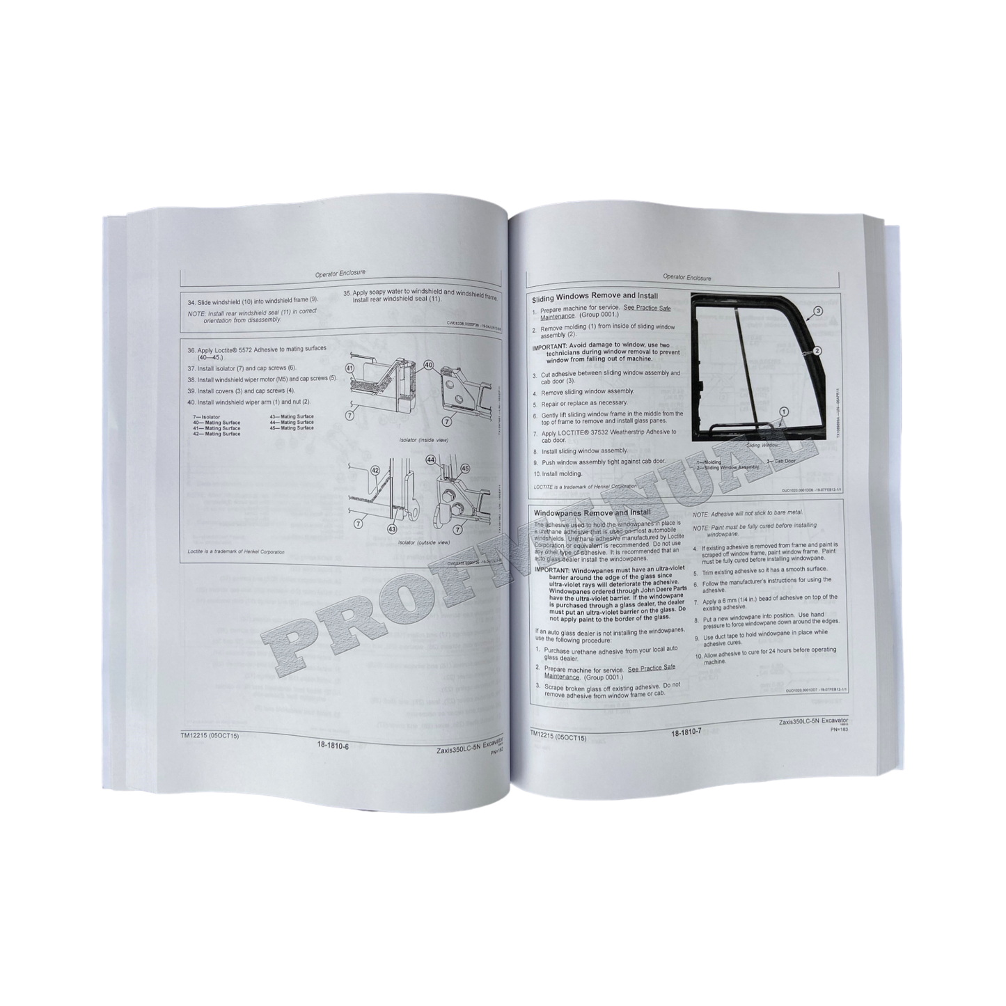 HITACHI ZAXIS 350LC-5N BAGGER REPARATUR-SERVICEHANDBUCH