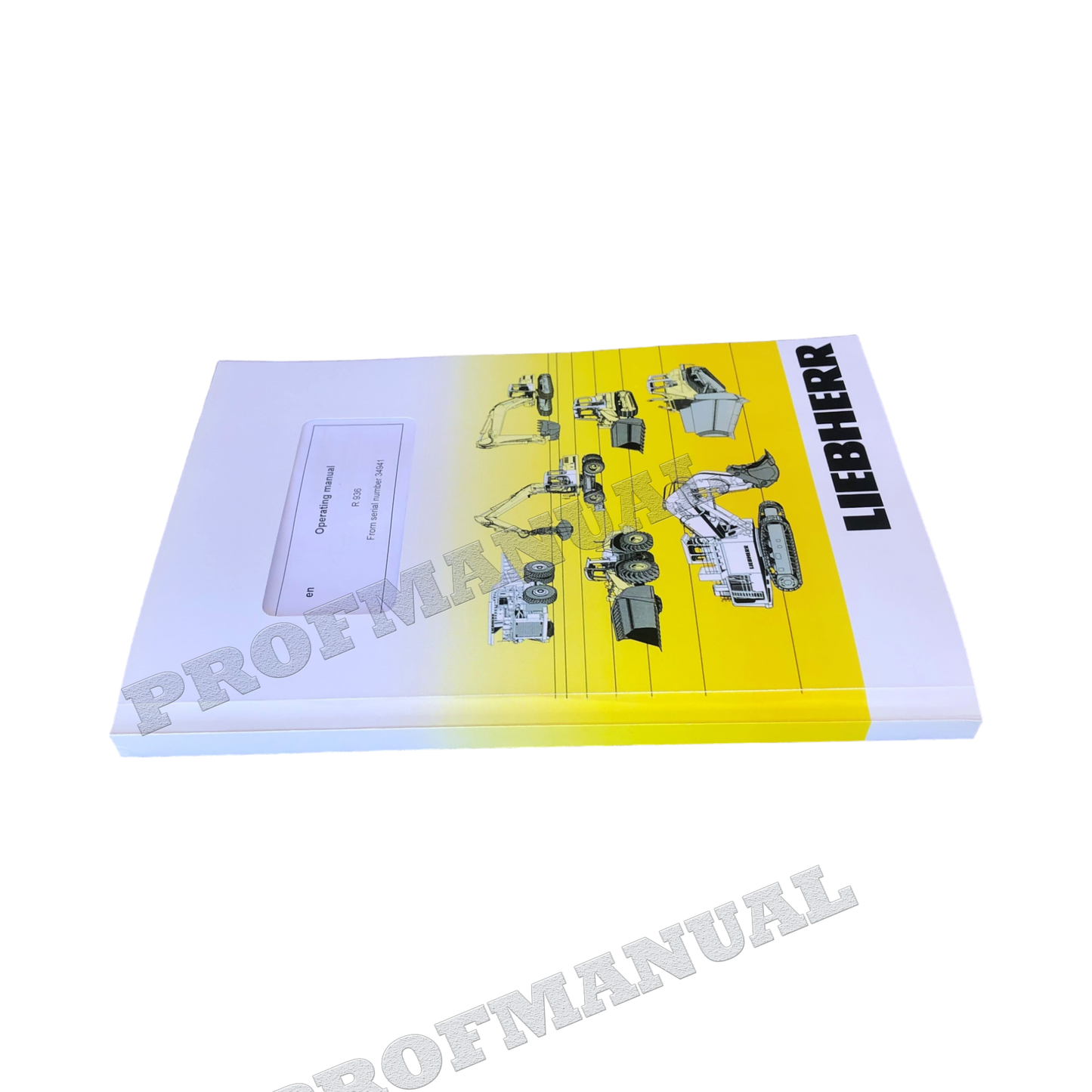 Liebherr R936 Excavator Operators manual