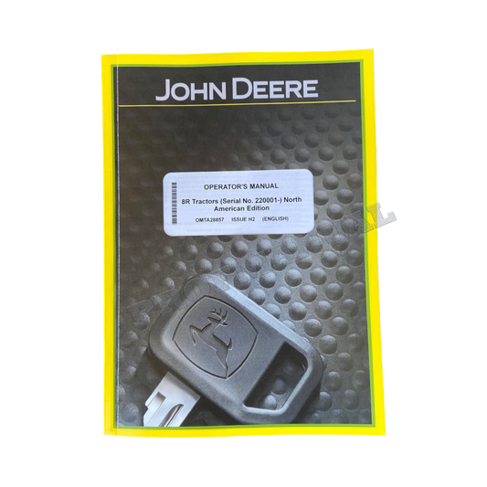 JOHN DEERE 8R 370 250 280 230 340 310 410 TRAKTOR-BETRIEBSHANDBUCH Nr. 4