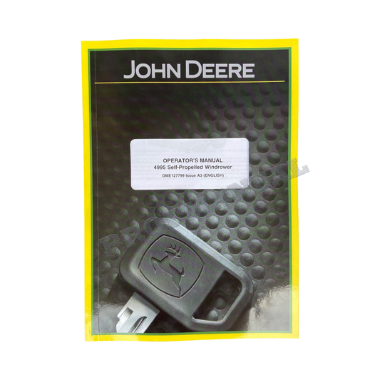 JOHN DEERE 4995 WINDROWER OPERATORS MANUAL #1