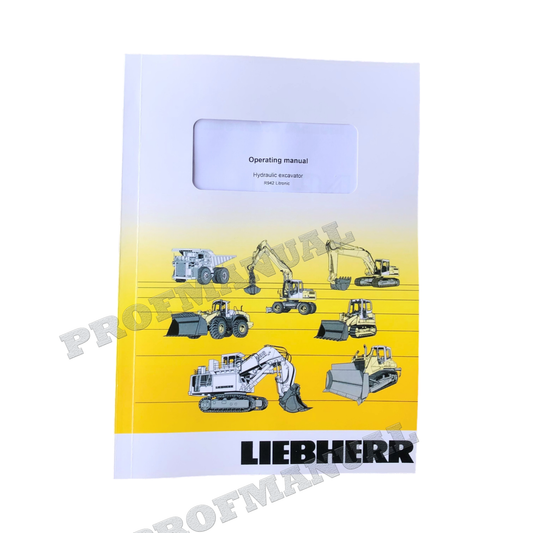 Liebherr R942 Litronic Bagger Bedienungsanleitung Serie .101