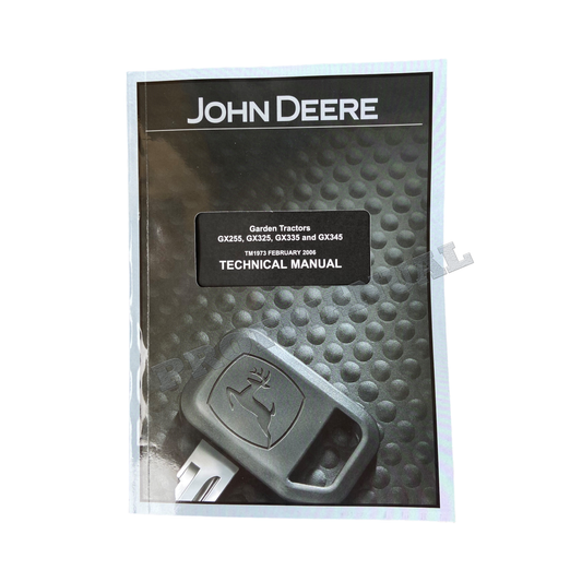 JOHN DEERE GX325 GX335 GX345 GX255 TRACTOR SERVICE MANUAL TM1973