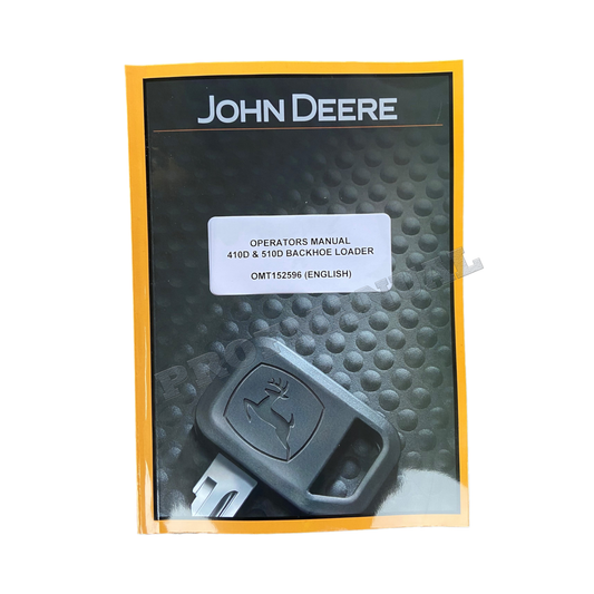 JOHN DEERE 410D 510D BAGGERBAGGER-BETRIEBSHANDBUCH NR. 3 