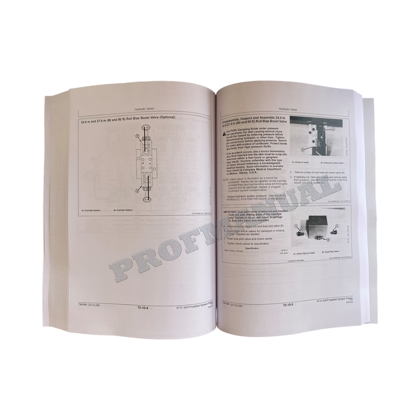 JOHN DEERE 4710 SPRÜHGERÄT SERVICEHANDBUCH Nr. 1