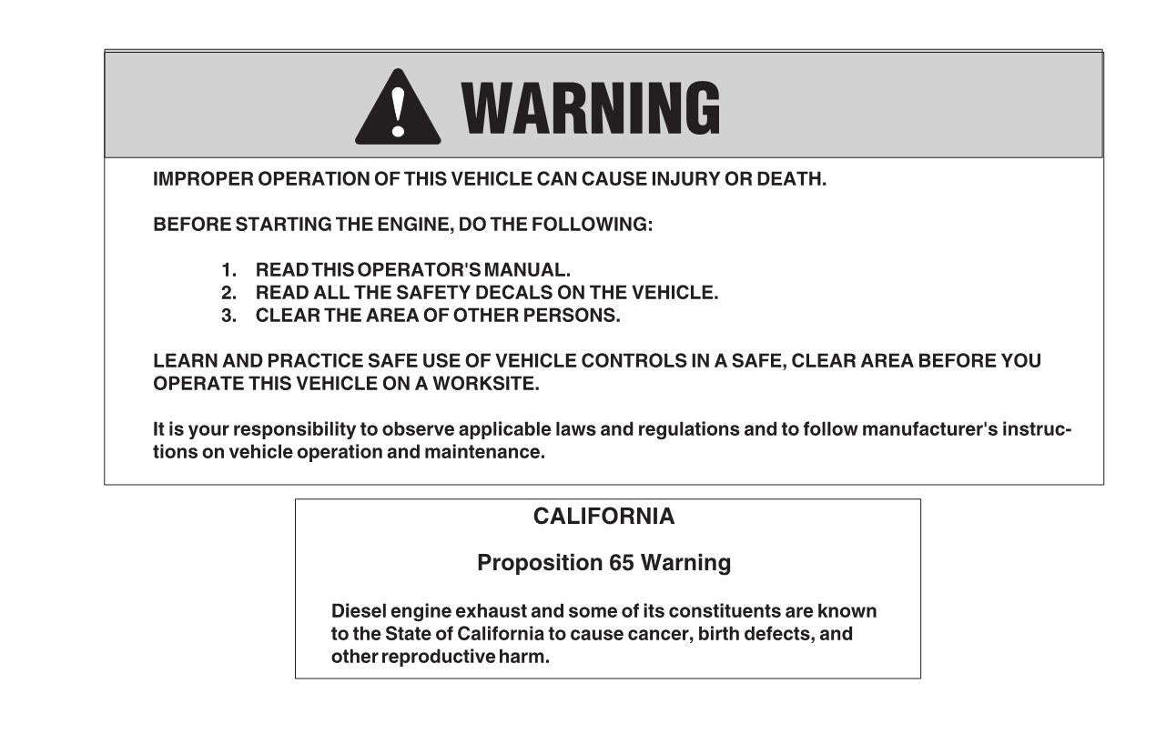 SKYTRAK 10042 Telehandler Maintenance Operation Operators Manual 8990361