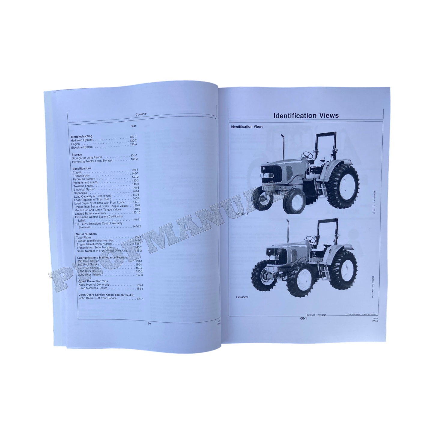 JOHN DEERE 6415 6615 6715 6215 TRAKTOR-BETRIEBSHANDBUCH