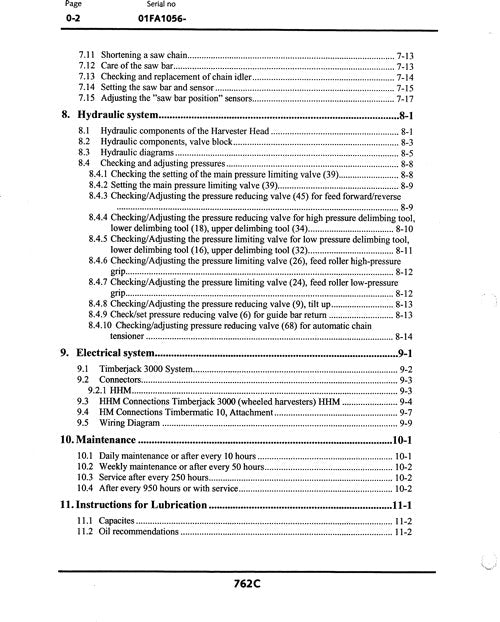 JOHN DEERE 762C ERNTEKOPF SERVICE-REPARATURHANDBUCH SN 01FA1056-