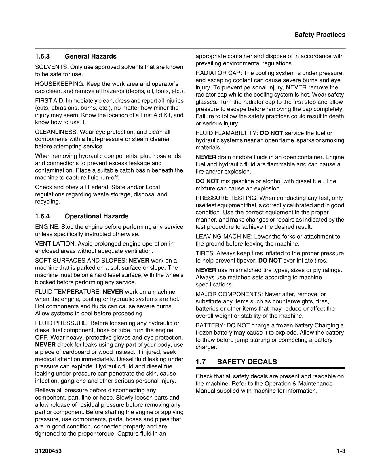 Caterpillar TH336 TH337 TH406 TH407 TH414 Telehandler Disass Assembly Manual