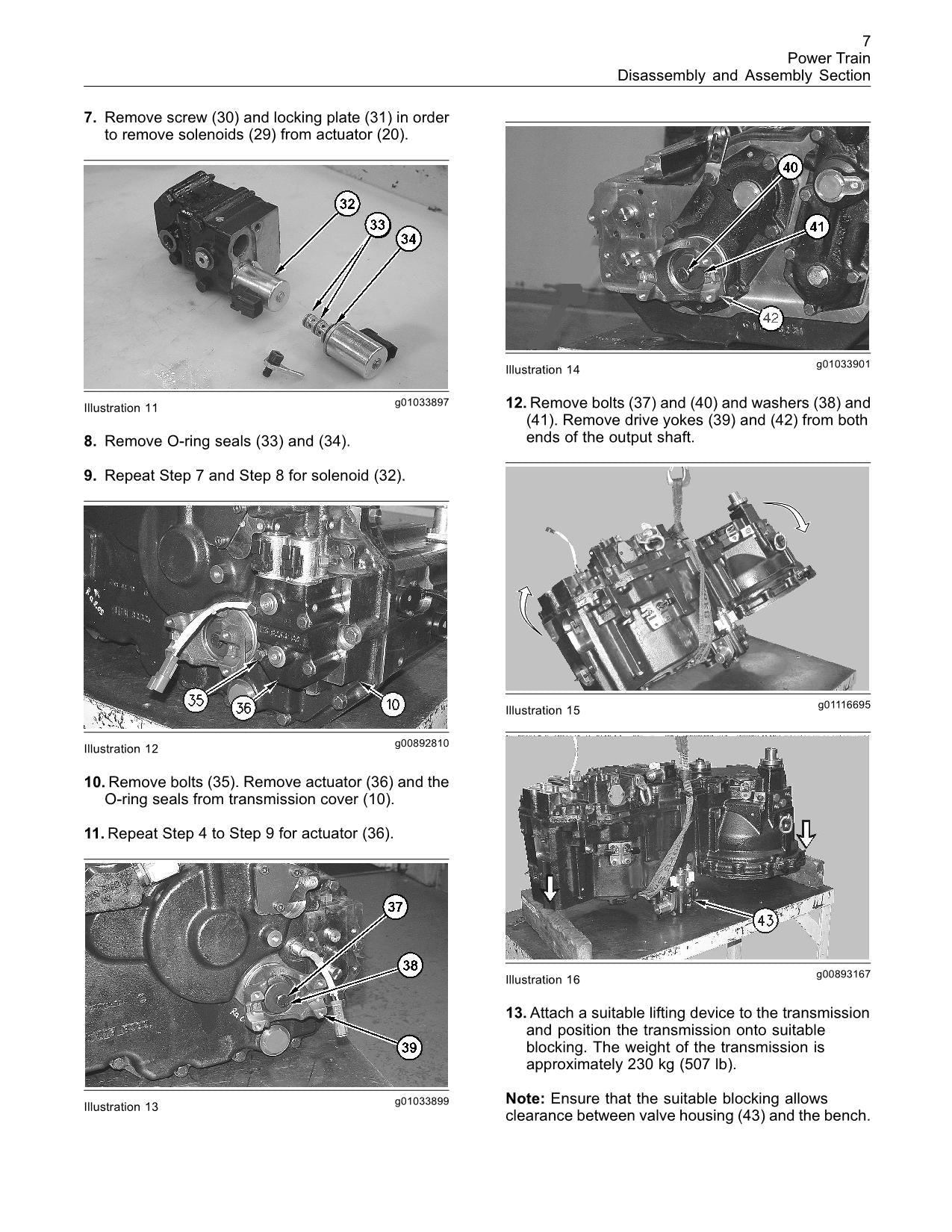 Caterpillar TH336 TH337 TH406 Teleskoplader Demontage- und Montage-Servicehandbuch