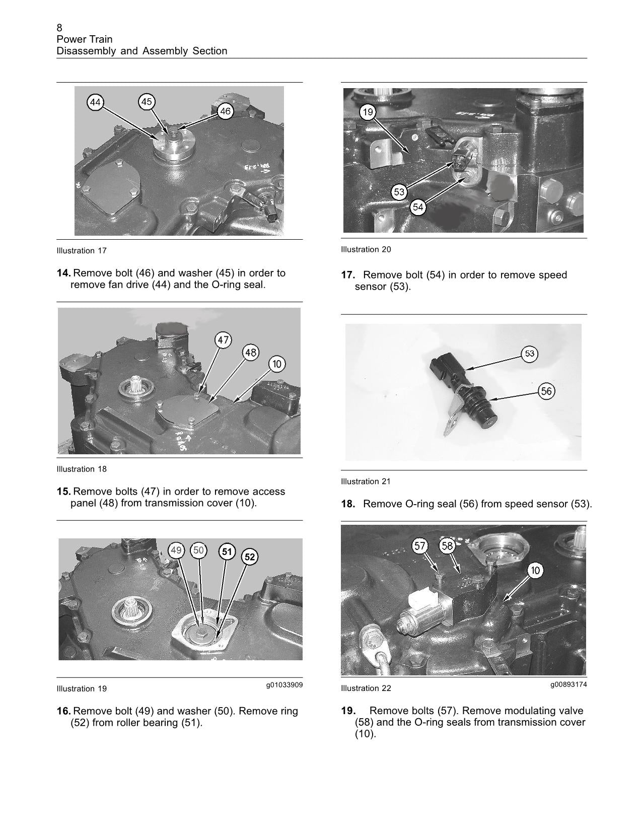 Caterpillar TH336 TH337 TH406 Telehandler DisassAssemb Service Manual