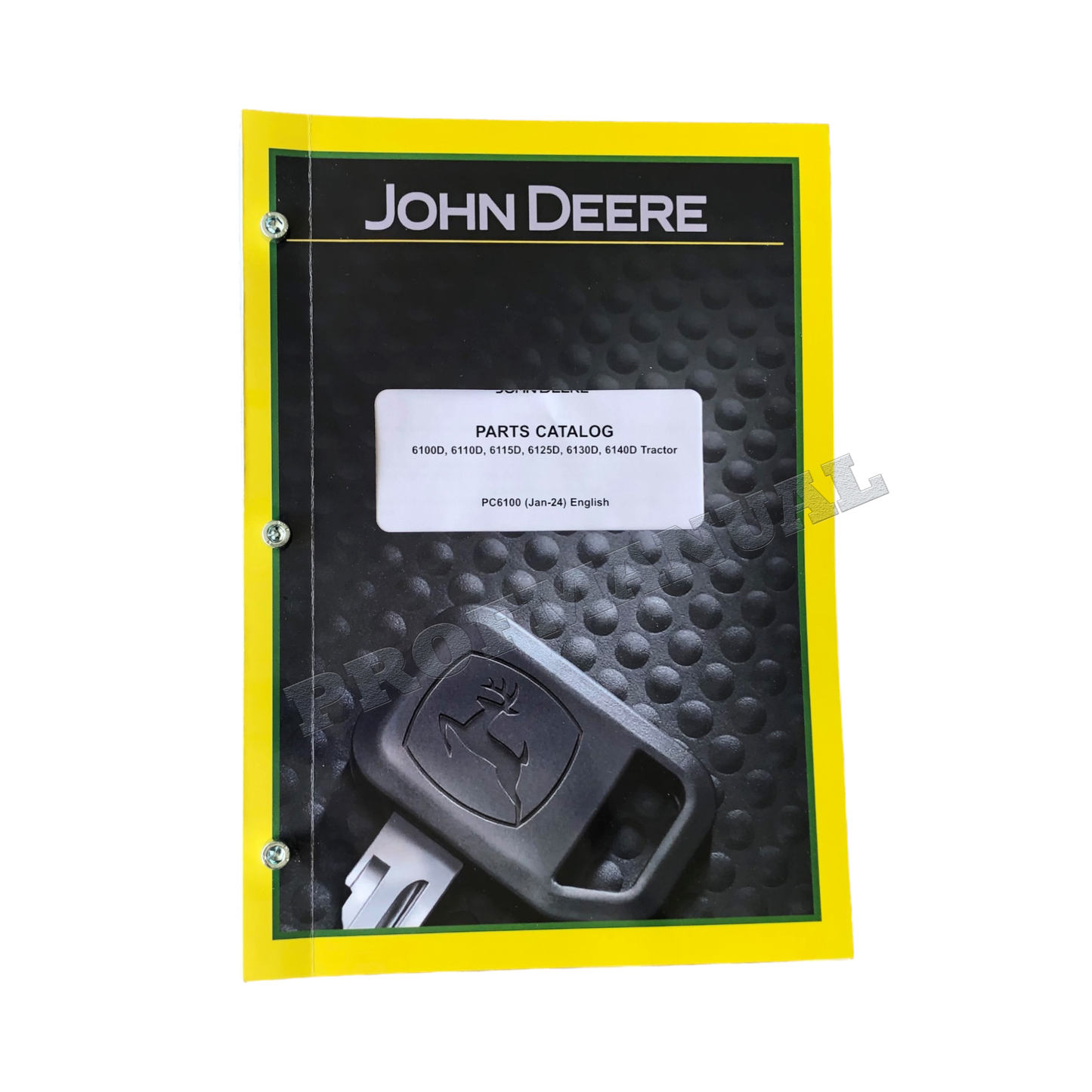 JOHN DEERE 6100D 6110D 6115D 6125D 6130D 6140D TRAKTOR-TEILEKATALOGHANDBUCH 