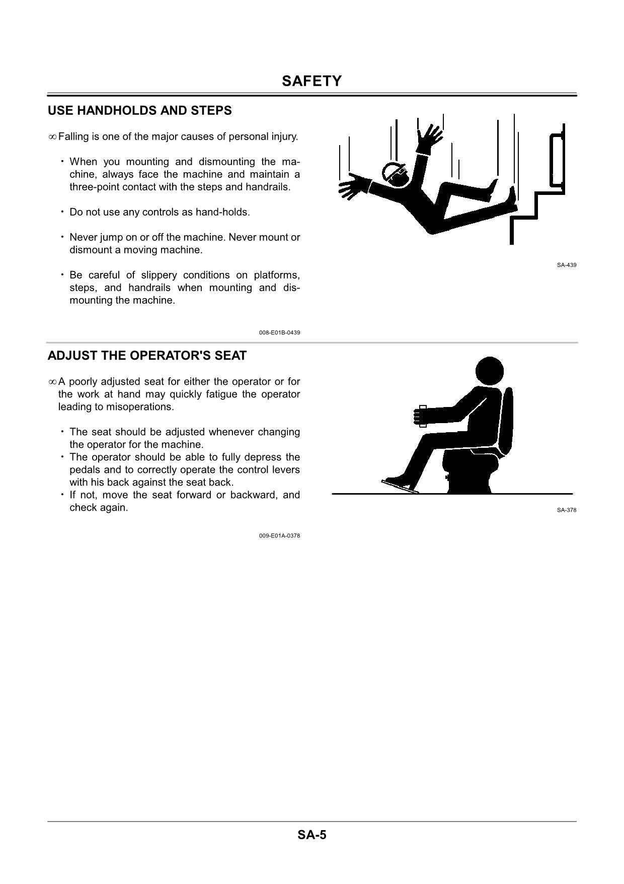 Hitachi ZX40U ZX50U Excavator Service manual Up to S.N. 007000