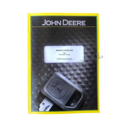 JOHN DEERE 155C TRACTOR PARTS CATALOG MANUAL