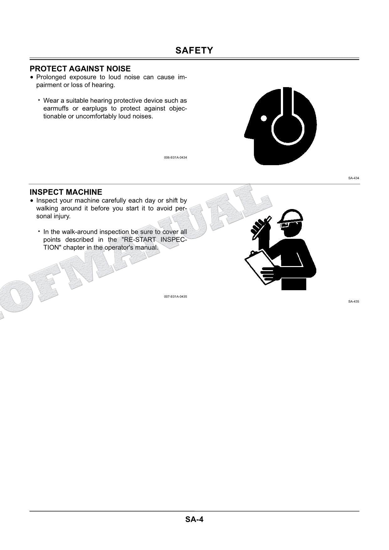 HITACHI ZX225USRLC-3 ZX330LC-3 ZX350LC-3 Clamshell Service Manual