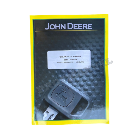 BEDIENUNGSANLEITUNG FÜR JOHN DEERE S660 STS MÄHDRESCHER + !BONUS! 