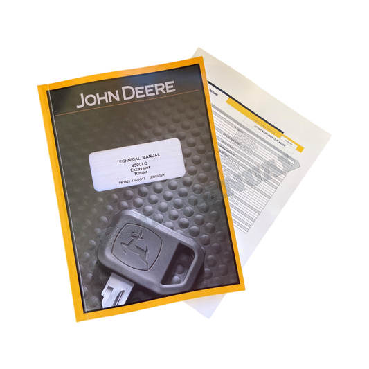 JOHN DEERE 450CLC EXCAVATOR REPAIR SERVICE MANUAL + !BONUS!