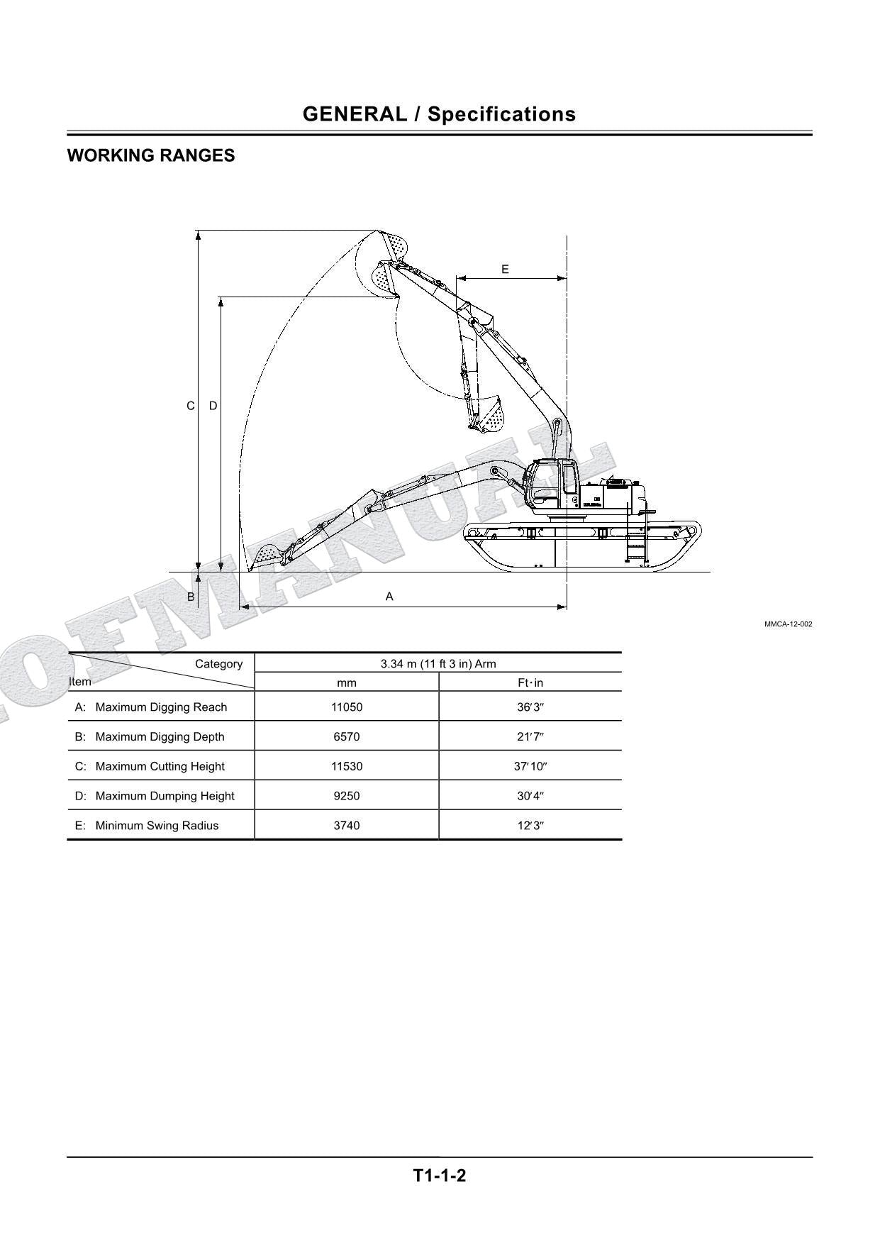 HITACHI MA200-G Soft Terrain Backhoe Service Manual Operational Principle